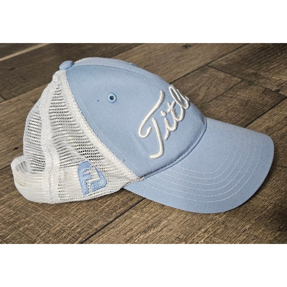 Titleist Footjoy Trucker Hat Cap Light Blue Golf
